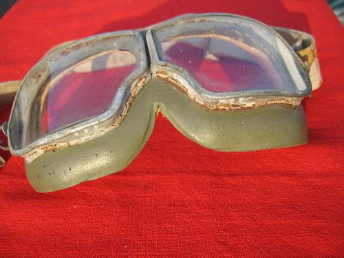 WW2 Period RKKA Pilot Goggles