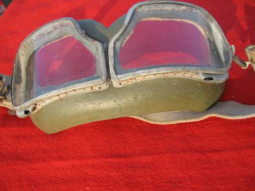 WW2 Period RKKA Pilot Goggles