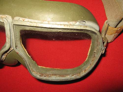 WW2 Period RKKA Pilot Goggles