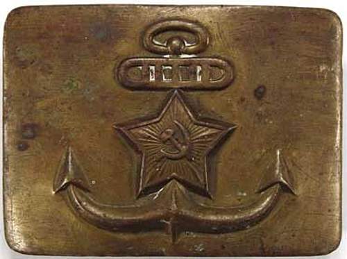 Soviet Navy buckle?