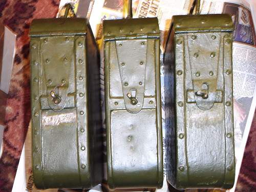 Steel Handle Riveted Maxim Ammo Tin ID