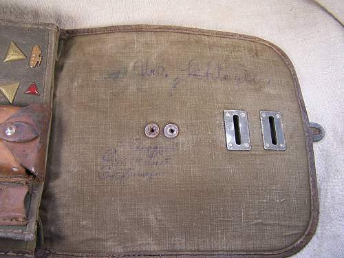 German Trophee: Soviet mapcase belonged to Soviet tankman