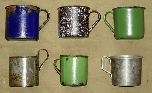 USSR soldier tea mugs - &quot;Kruzhka&quot;