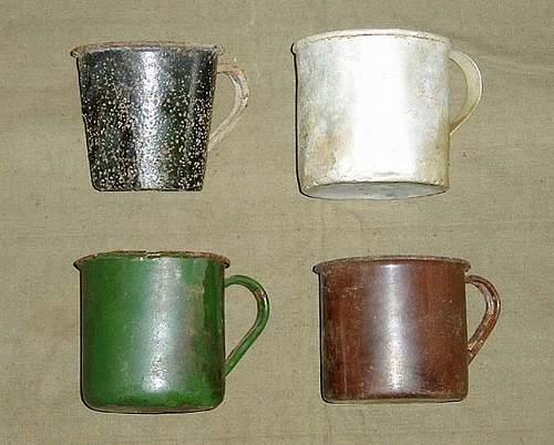 USSR soldier tea mugs - &quot;Kruzhka&quot;