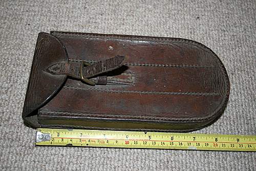 1941 Leather pouch