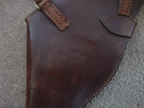 Webley holster alterations