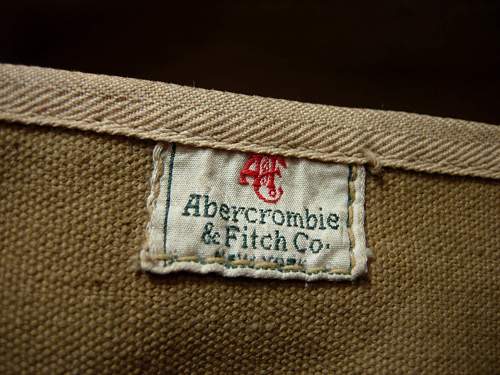 WWII Abercrombie &amp; Fitch American Red Cross Bag Question of Value