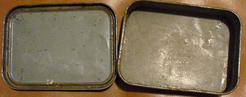 British tea ration tin