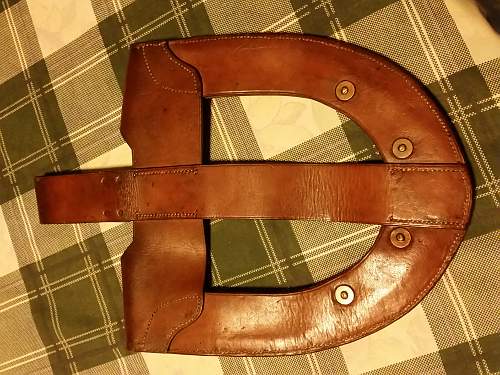 Leather Calvary Shovel Cover