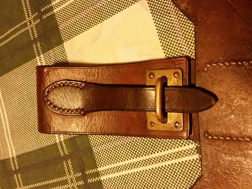 Leather Calvary Shovel Cover