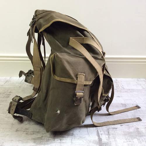 P42 British Army 'Bergen' rucksack 1943.