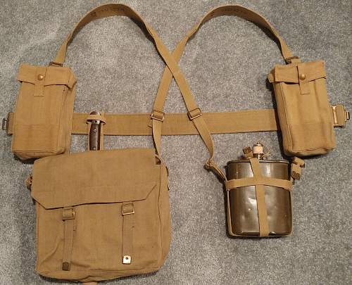 Early War Pattern 1937 Webbing Set (British Made)