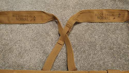 Early War Pattern 1937 Webbing Set (British Made)