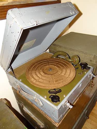 WWII US Navy and US Army Phonographs (Victrolas)