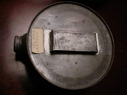 Confederate canteen,info needed