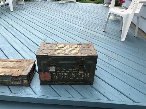 Unknown Ammo Boxes, Help with Identification needed.