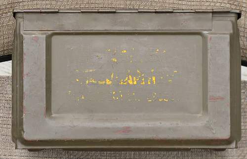 US M2 50 cal ammo tin markings