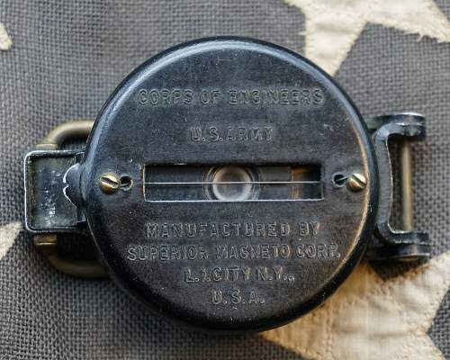 M-1938 Lensatic Compass - US Army Corp of Engineers - Superior Magneto Corp