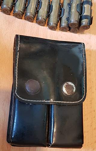 Identifying Leather Pistol Holster &amp; Ammo Pouch