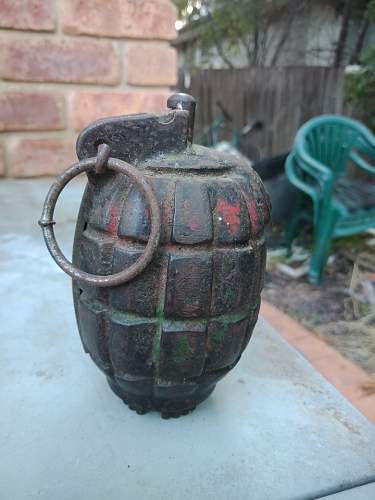 Not to sure where this is from, pineapple grenade?