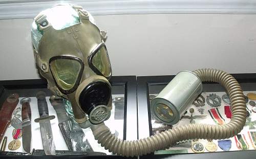 M3A1 Diaphragm Gas Mask &amp; Bag