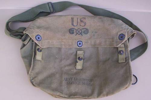 Markings on a WW2 US M6 Gas Mask bag?