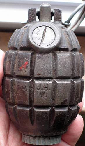 British No 36 &quot;Mills Bomb&quot; Grenade