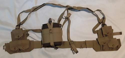 1940 Pattern Cavalry Webbing Shoulder Braces