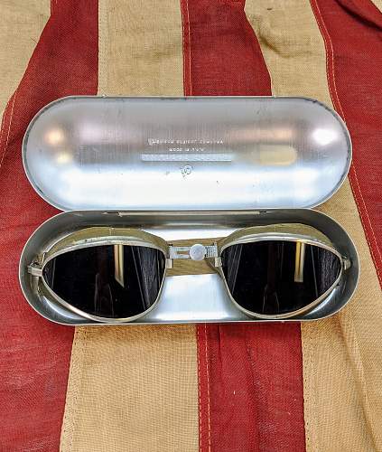 US AO Sky Lookout Goggles w/ case