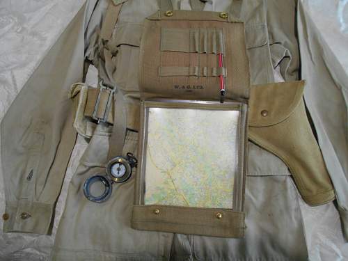 British webbing Map case No.2 , W &amp; G Ltd 1944