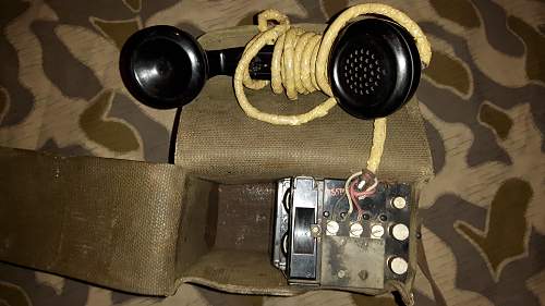 two field telephones signal corps us army ee-8