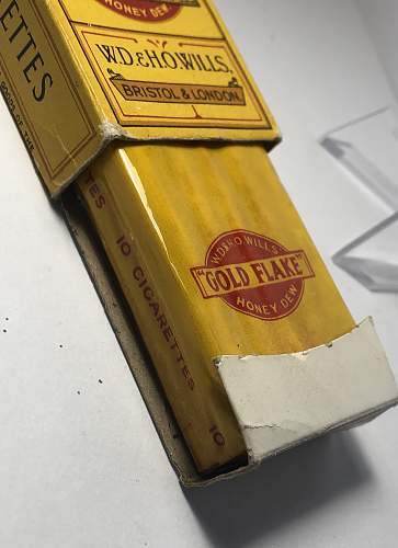 WW2 Red Cross “Gold Flake“ cigarette 10 pack