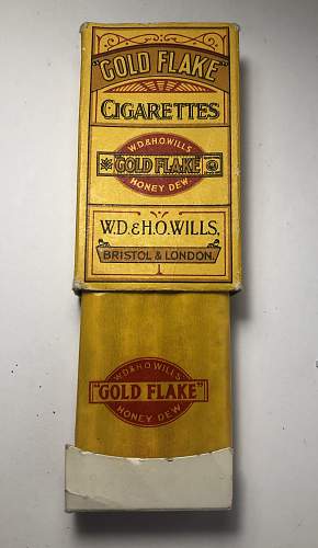 WW2 Red Cross “Gold Flake“ cigarette 10 pack