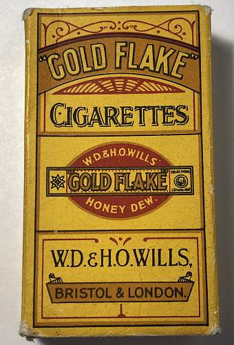 WW2 Red Cross “Gold Flake“ cigarette 10 pack