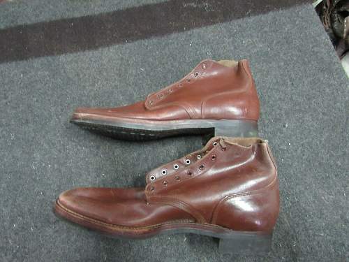 NOS US WW2 Low Quarter Boots