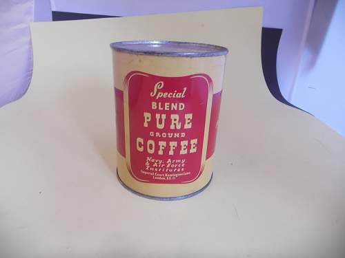 Coffee tin ww2?