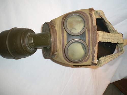 Question:  I have a WWII gas mask and am wondering if anyone can tell me the orgin or the value.