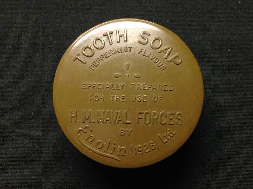 WW2 British Royal Navy Issue Toothpaste in original container