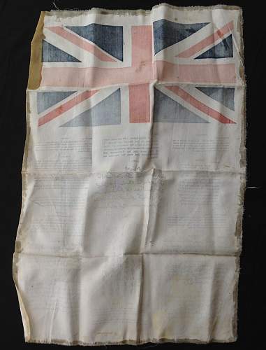 WW2 British British RAF Far East Blood Chit different pattern