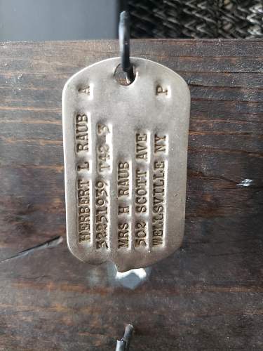 WWII U.S. Dog Tags