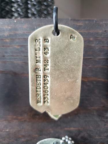 WWII U.S. Dog Tags