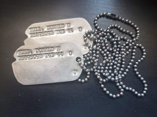 WWII U.S. Dog Tags