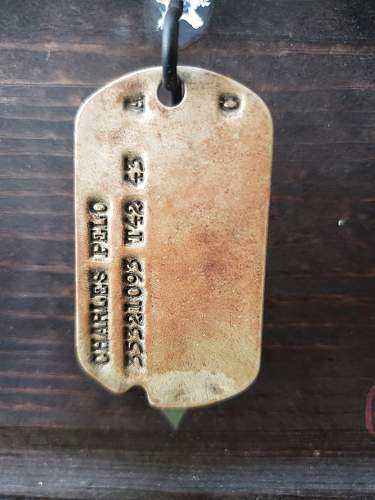 WWII U.S. Dog Tags