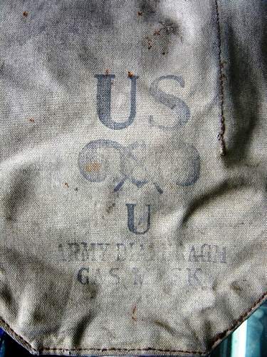 WWII US gas mask bag?? from China??