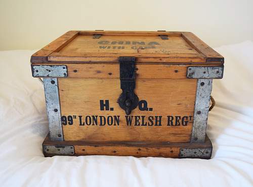 99th London Welsh Regt storage chest