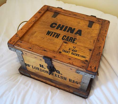 99th London Welsh Regt storage chest