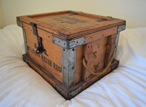 99th London Welsh Regt storage chest