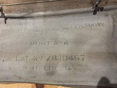 Royal Signal corps bag identification