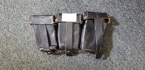 Ww2 german ammo pouch are they post war?