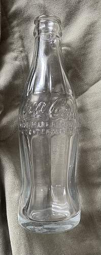 1941 Canadian manufactured Coca Cola bottle